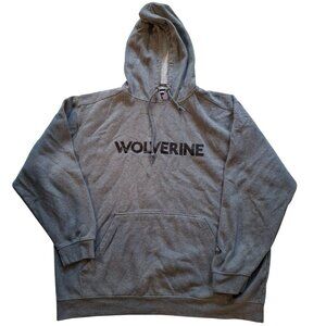 Wolverine Mens Grey Hoodie XXL Cotton/Polyester Blend Cozycore Classic